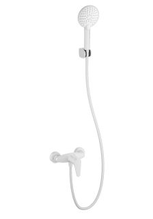 Смеситель для душа с гарнитуром Wonzon & Woghand Alfa WW-AE3102-MW белый матовый